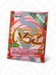 Презервативы SAGAMI XTREME Strawberry 0