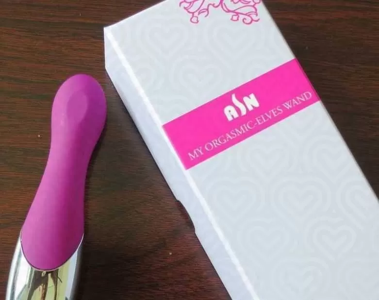Вибратор My Orgasmic-ELVES Wand перламутр работает при касании