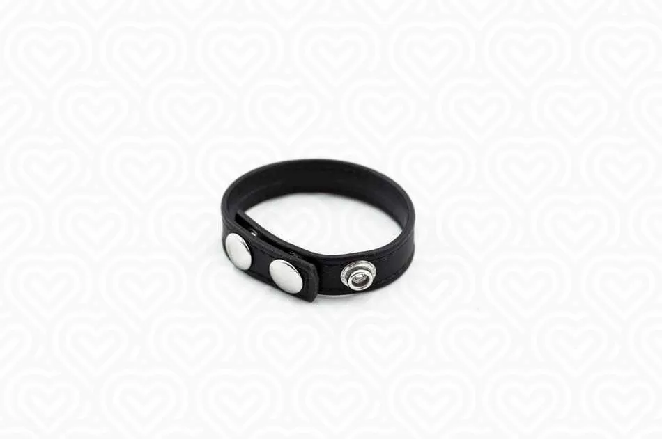 Кольцо на пенис на клепках SNAP COCK RING D-3
