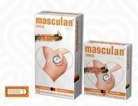 Презервативы MASCULAN Ultra 3, Long Pleasure /кольца и пупырышки с анестетиком/ 3шт