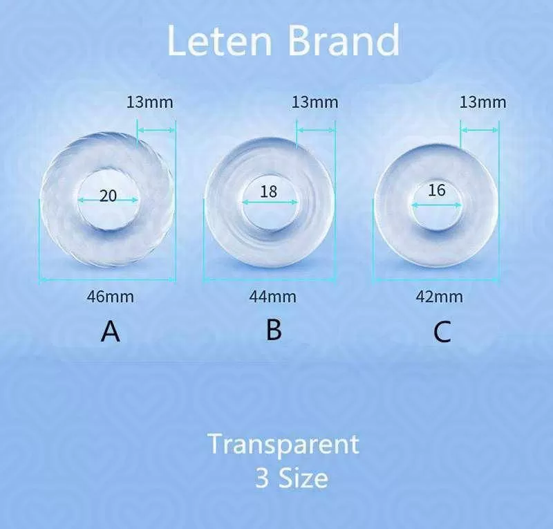 Кольцо эрекционное Leten SUPER COCK RING D-4