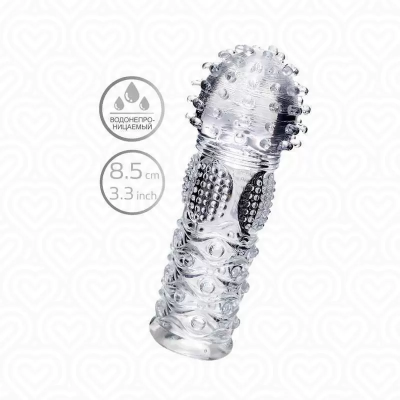 Насадка на палец A-Toys HICKS L-8.5см /прозрачный/