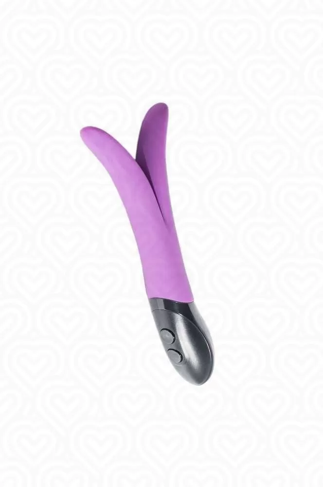 Вибромассажер ALIEN анатомический типа G-Vibe три мотора+Usb заряд /сливовый/