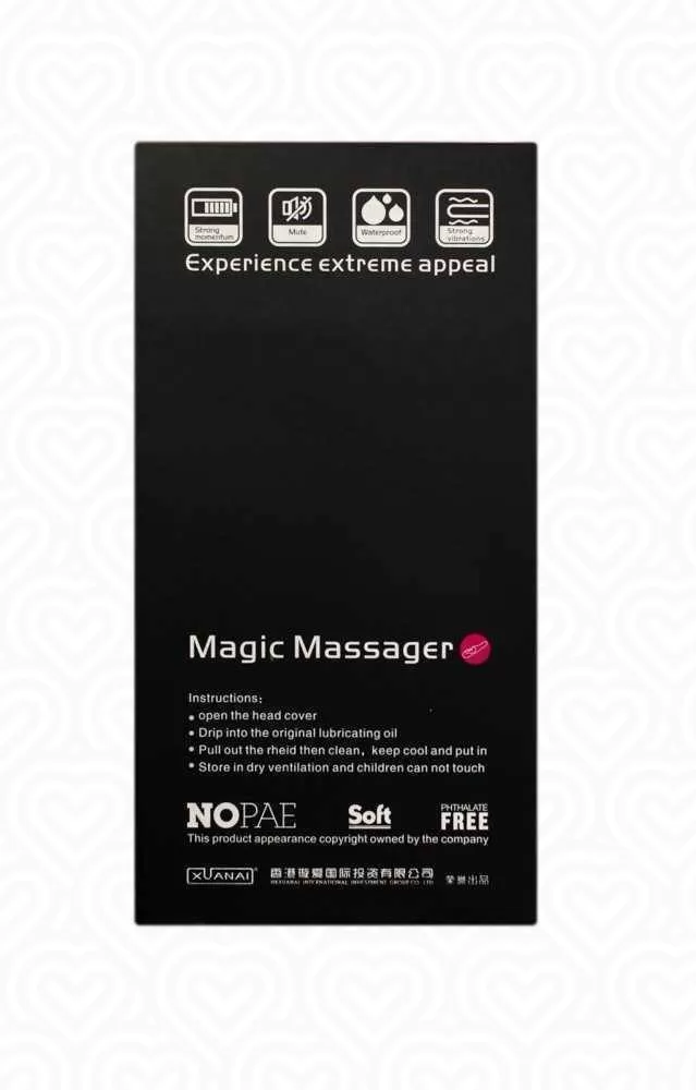 Пульсатор Xuanai MAGIC MASSAGER силикон розовый