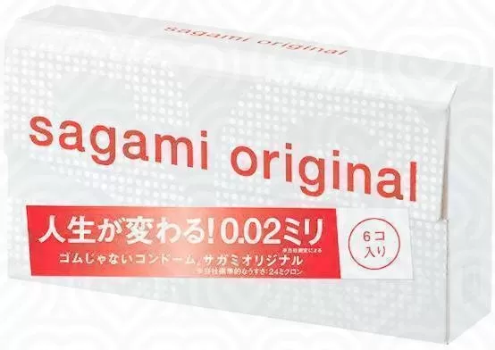 Презервативы SAGAMI ORIGINAL 0.02мм /полиуретановые/ 6шт