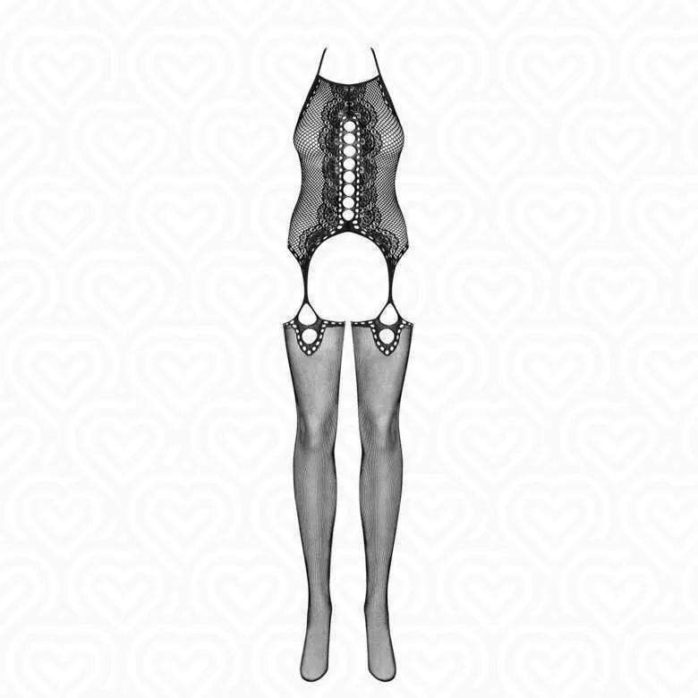 Боди-сетка Obsessive Bodystocking F220 /черный/