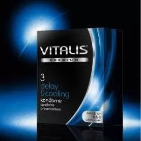 Презервативы VITALIS PREMIUM Cool /охлаждающие/ D-53мм 3шт