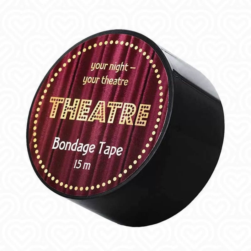 Скотч бондажный TOYFA Theatre 15м /черный/