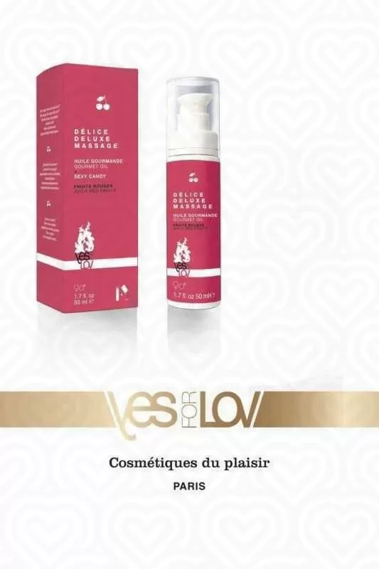 Массажное масло для тела DELICE DELUXE MASSAGE JUICY RED FRUITS