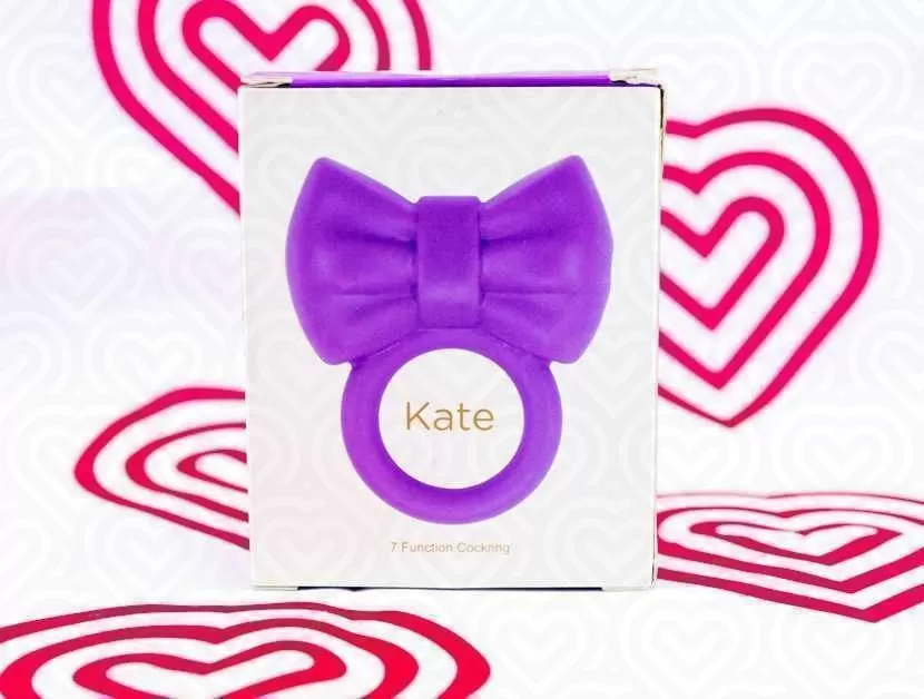 Виброкольцо KATE 7 режимов фиолетовое