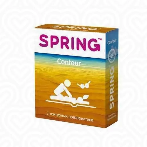 Презервативы SPRING CONTOUR - контурные 3шт