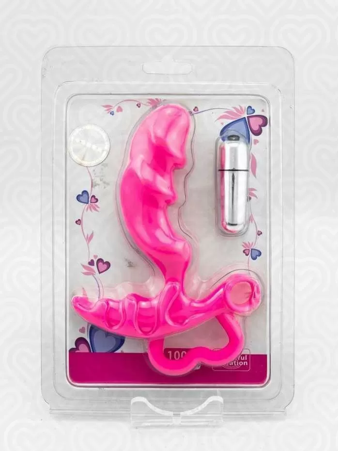 Анальный вибростимулятор GENDER TOYS с кольцом