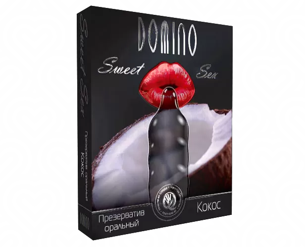 Презервативы DOMINO SWEET SEX /вкус кокос/ 3шт
