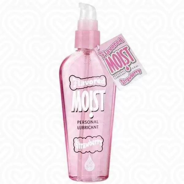Любрикант MOIST Flavored ароматизированный /клубника/ 120мл