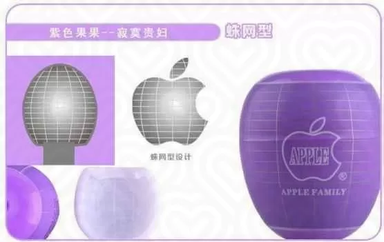 Яйцо для мастурбации APPLE силиконовое фиолетовое+любрикант