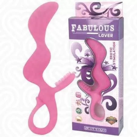 Анальный стимулятор с кольцом FABULOUS средний /розовый/
