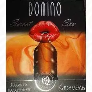 Презервативы DOMINO SWEET SEX /вкус карамель/ 3шт