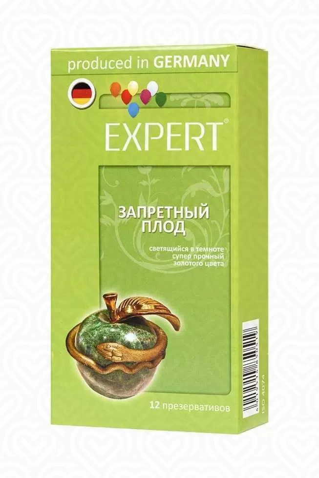 Презервативы Expert "ЗАПРЕТНЫЙ ПЛОД" светящиеся