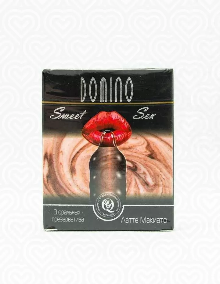 Презервативы DOMINO SWEET SEX /вкус Латте Махито/ 3шт