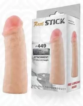 Фаллоимитатор-насадка Toyfa RealStick L-15,5см /телесный/