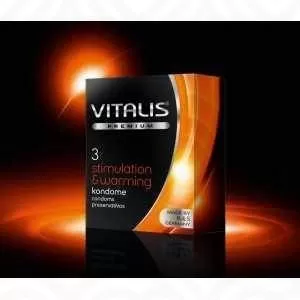 Презервативы VITALIS PREMIUM Warming /согревающие/ D-53мм 3шт