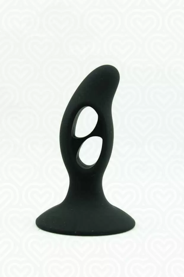Стимулятор простаты FABULOUS L-9,5см D-3см /черный/