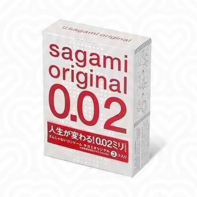 Презервативы SAGAMI ORIGINAL 0.02мм размер-L /полиуретановые/ 3шт
