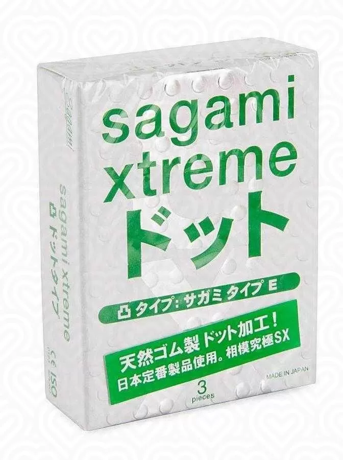 Презервативы SAGAMI XTREME Form-fit с точечной текстурой 3шт