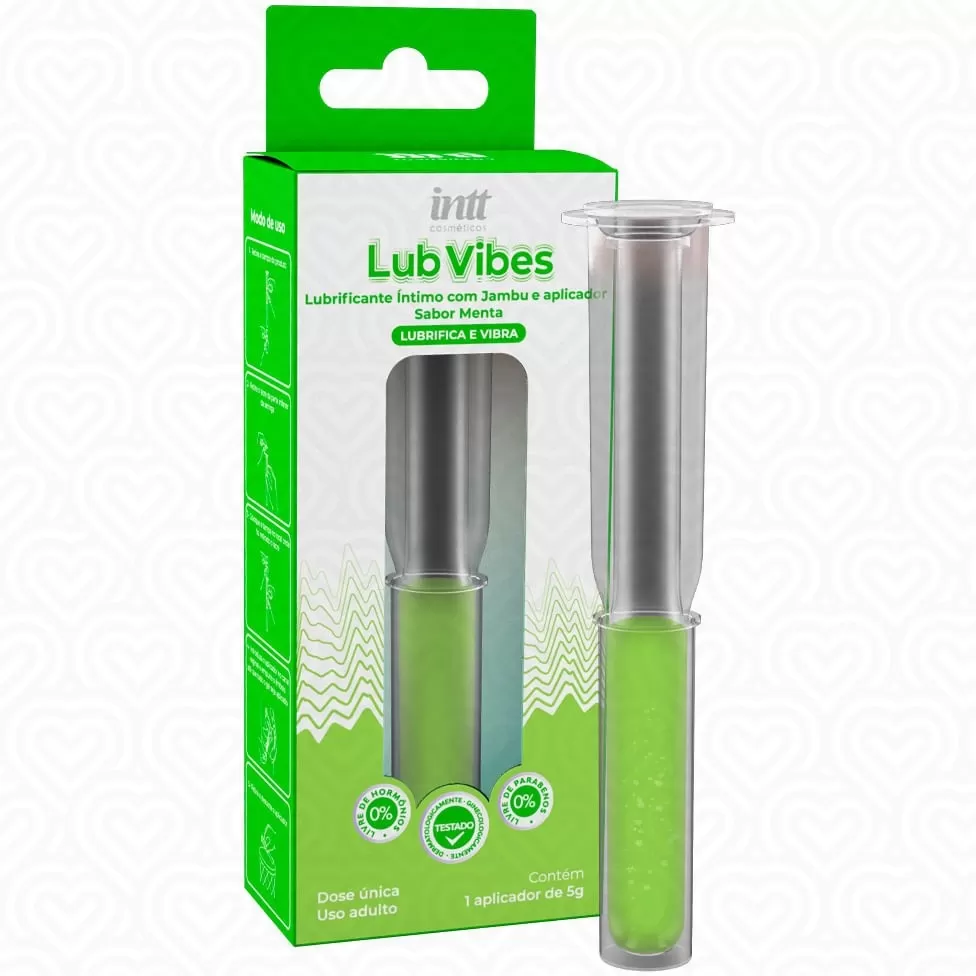 Смазка с аппликатором для введения во влагалище и мятным вкусом LUB-IN MINT 5гр
