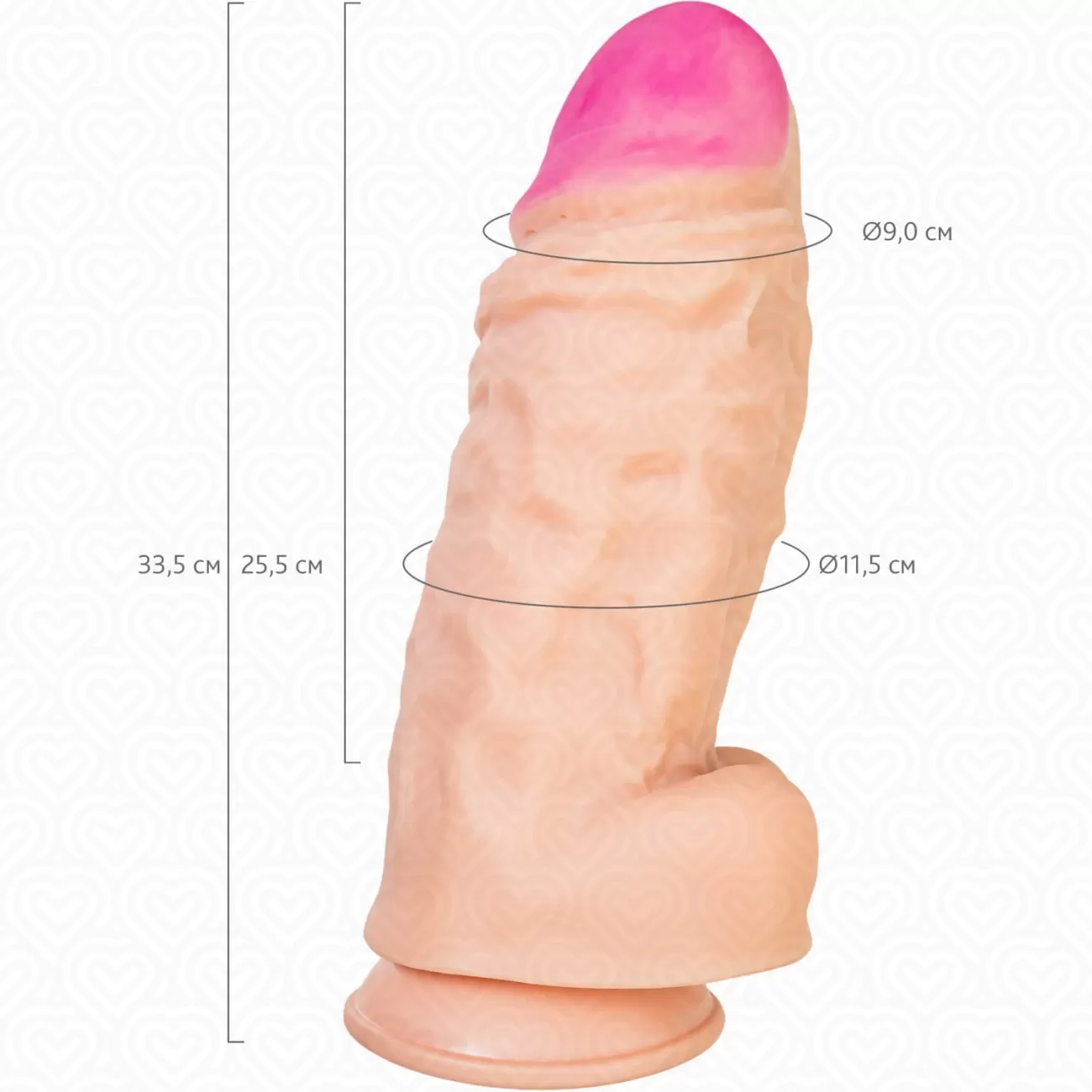 Фаллоимитатор для фистинга TOYFA RealStick Brutal Giant 33,5см