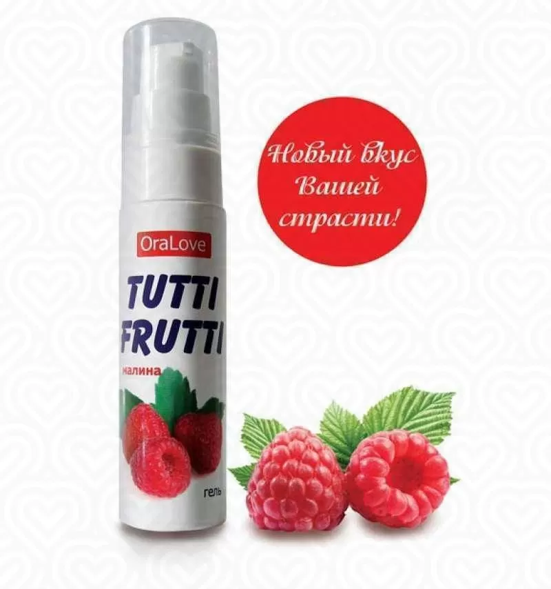 Гель-смазка TUTTI-FRUTTI съедобная /малина/ серии OraLove 30г
