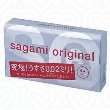 Презервативы SAGAMI ORIGINAL 0.02мм /полиуретановые/ 2шт