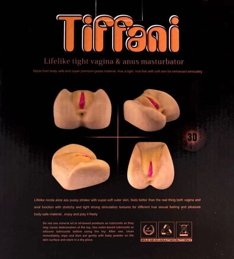Мастурбатор-вагина и анус SheQu TIFFANI 3D-эффект