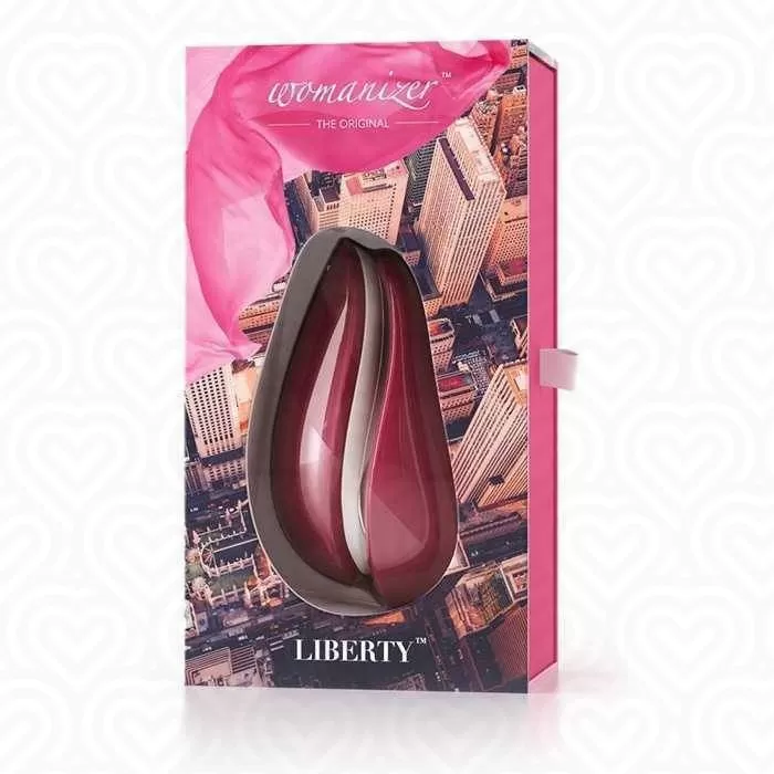 Бесконтактный стимулятор клитора WOMANIZER Liberty /красный/