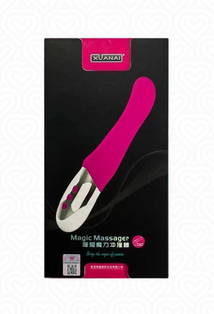Пульсатор Xuanai MAGIC MASSAGER силикон розовый
