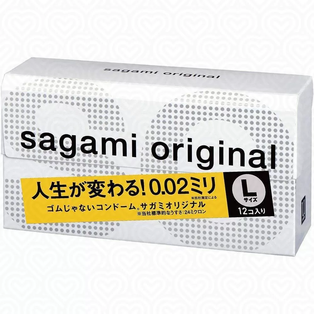 Презервативы SAGAMI ORIGINAL 0.02мм размер-L /полиуретановые/ 10шт
