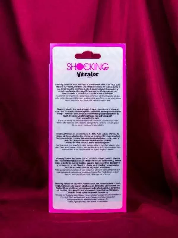 Вибратор SHOCKING "КОТИК" 6 реж. силикон розовый