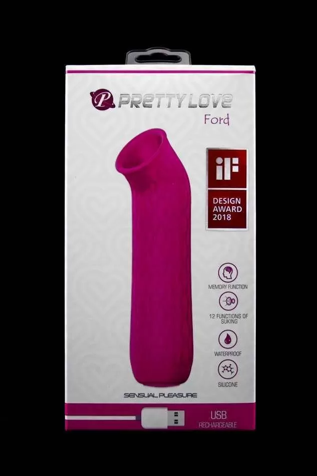 Вакуум-волновой стимулятор клитора Pretty Love FORD /розовый/