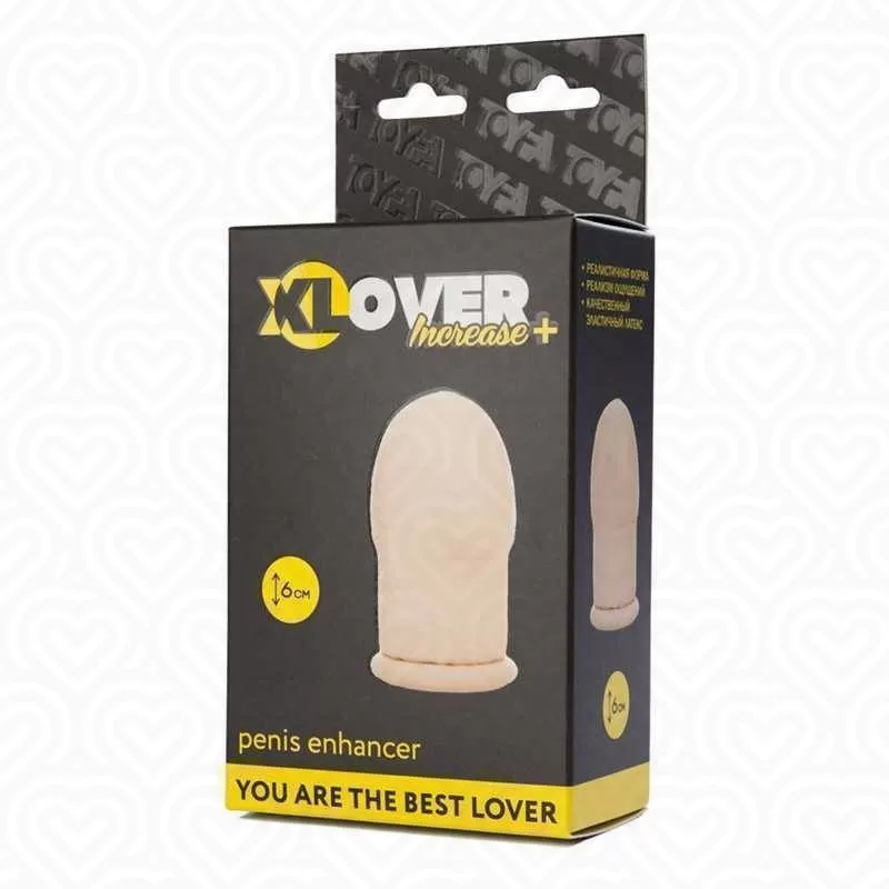 Насадка удлиняющая Toyfa XLover + 6см /телесная/
