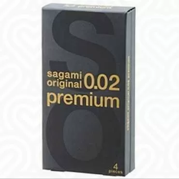 Презервативы SAGAMI ORIGINAL 0.02мм Premium /полиуретановые/ 4шт
