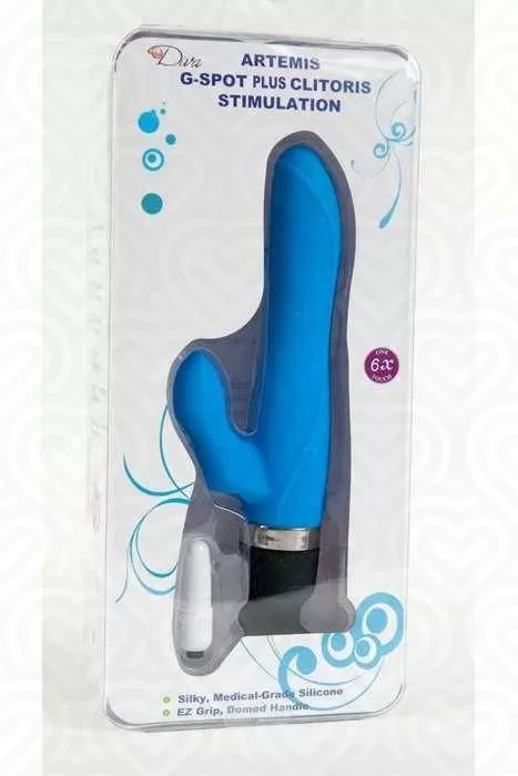 Вибратор с клит. стимулятором Myworld-Diva HERMES 6 режимов розовый L-18см