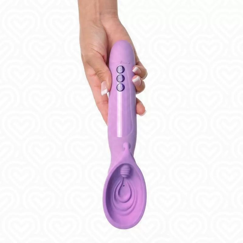 Вагинальная вибропомпа Fantasy For Her Vibrating Roto Suck-Her