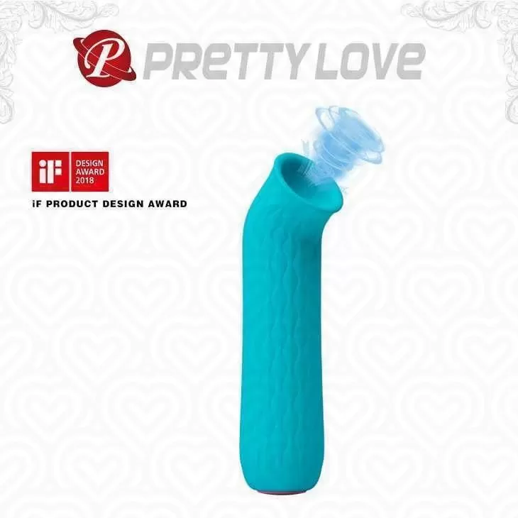 Вакуум-волновой стимулятор клитора Pretty Love FORD /голубой/