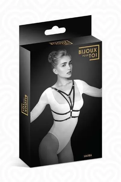 Упряжь Bijoux Лора Harnais de poitrine elastique Laura женская /черный/