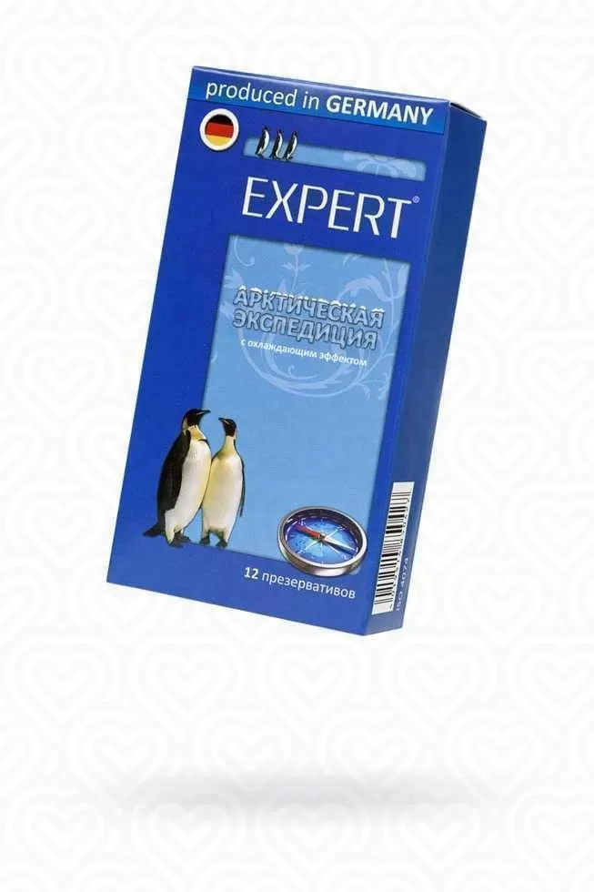 Презервативы Expert "АРКТИЧЕСКАЯ ЭКСПЕДИЦИЯ" с охлаждающим эффектом
