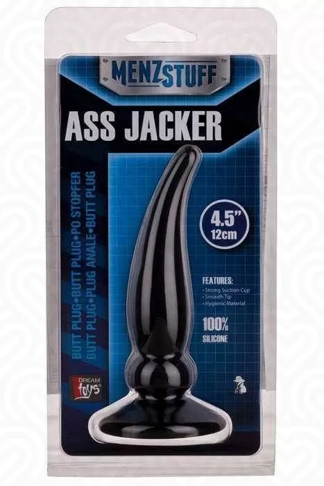 Фаллоимитатор анальный MENZTUFF ASS - JACKER BLACK L-12см