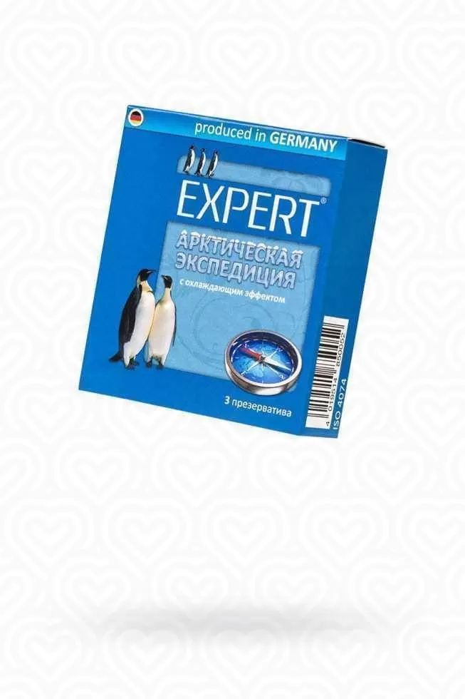 Презервативы Expert "АРКТИЧЕСКАЯ ЭКСПЕДИЦИЯ" с охлаждающим эффектом
