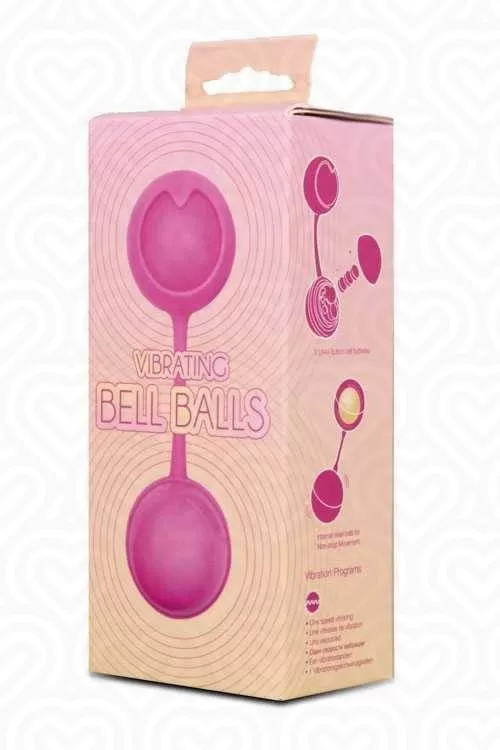 Виброшарики вагинальные SevenCreations BELL BALLS /розовые/