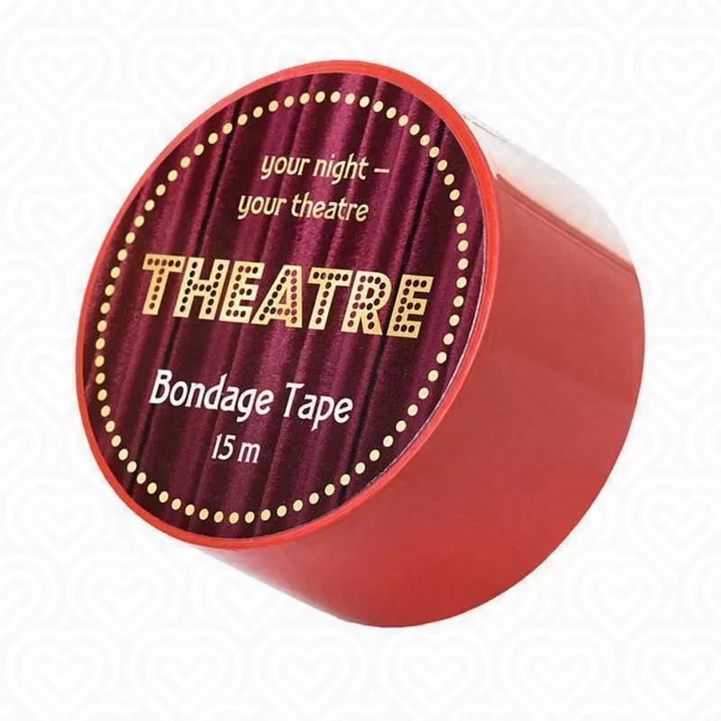 Скотч бондажный TOYFA Theatre 15м /красный/